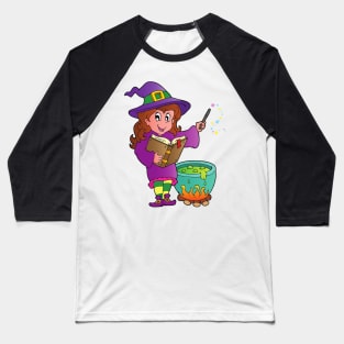Fuuny A Discovery Of Witches, Witch Witch Wand and book Baseball T-Shirt